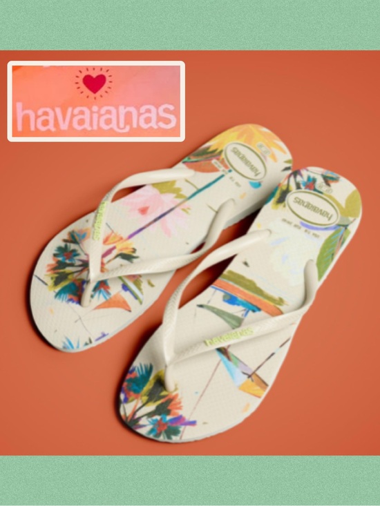 Havaianas Shoes - NWT Women's Summer Bliss Slim Flip Flops Havaianas Sandals 7/8